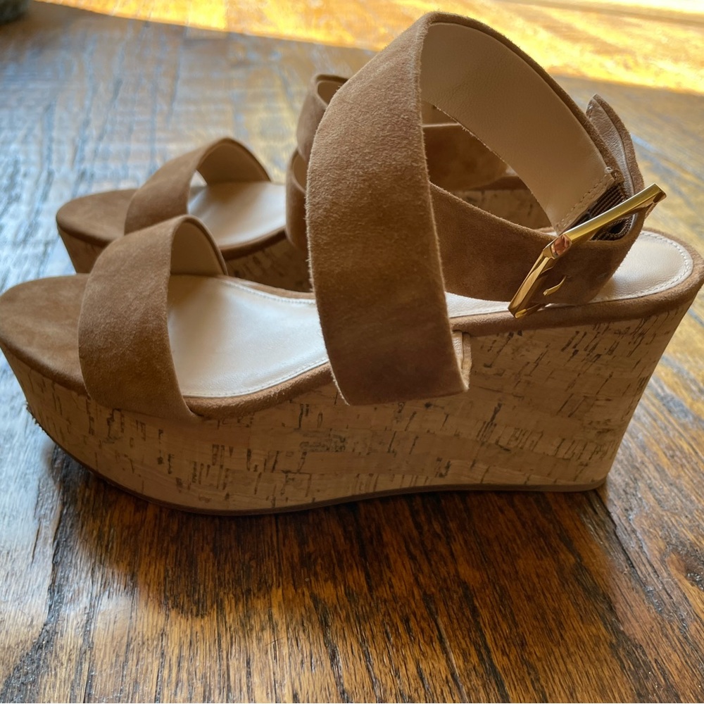Veronica Beard wedges 8 (worn twice-excellent condition)